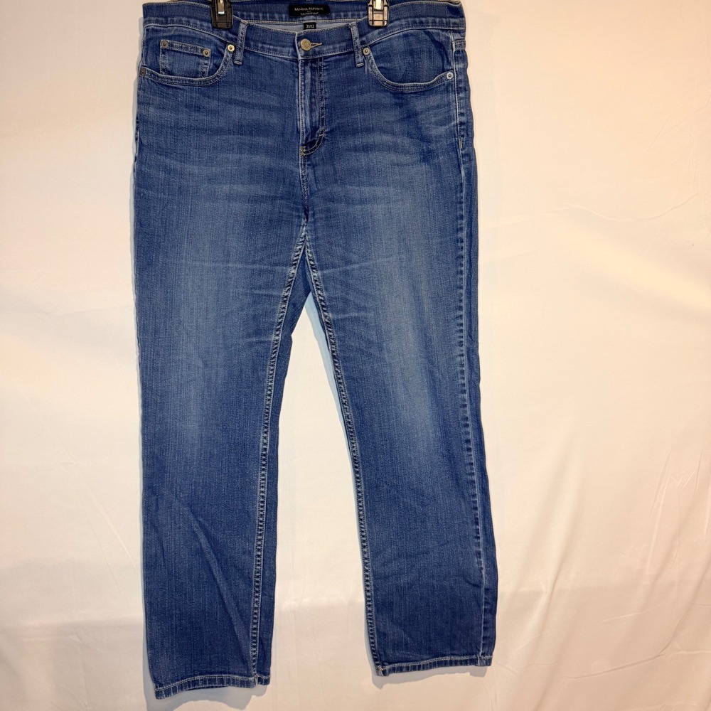 Banana Republic Size 12 Girlfriend Jeans Medium Wash Blue Denim